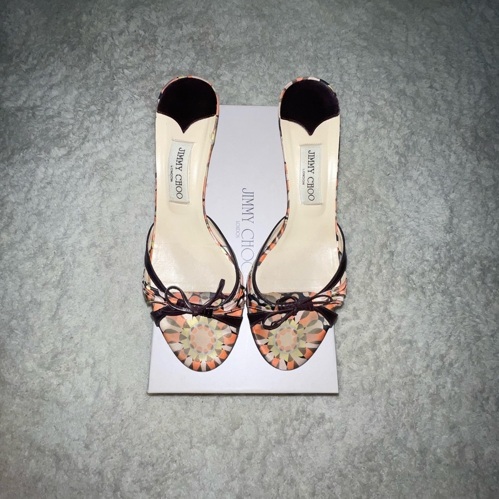 Jimmy Choo kitten heel Cairo Bitter size 40